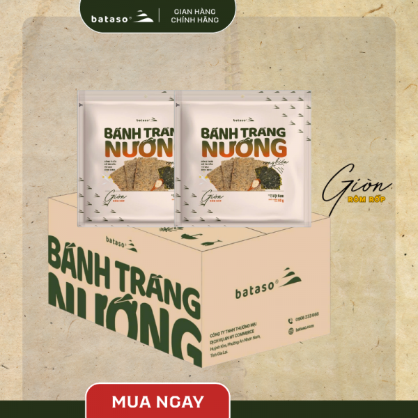 Bánh tráng rong biển nướng