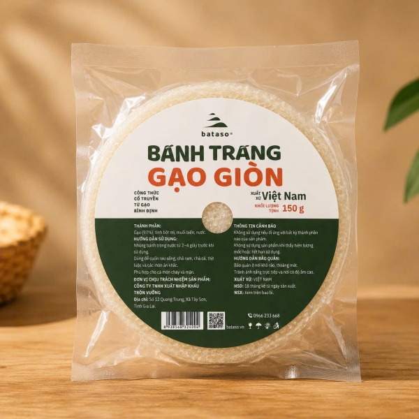 Bánh tráng gạo giòn